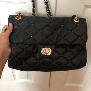 Leather pillow purse